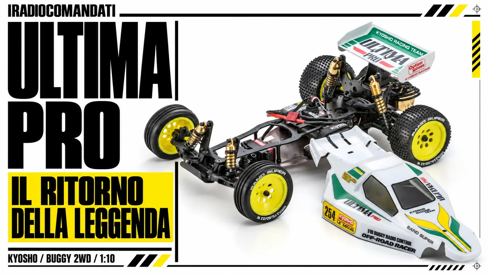Kyosho Ultima Pro: il ritorno del leggendario buggy 2WD scaler 1/10